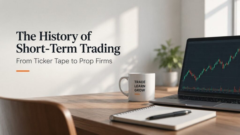 The History of Short-Term Trading: From Ticker Tape to Prop Firms